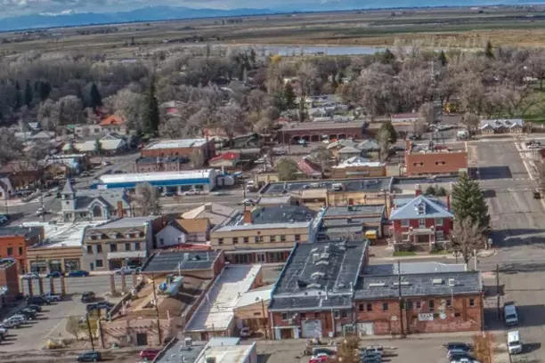 Aerial View of Alamosa, Colorado