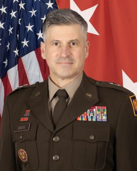 Military portrait of Major General Robert Davis, the new Adjutant General and Executive Director of the Department of Military and Veterans Affairs